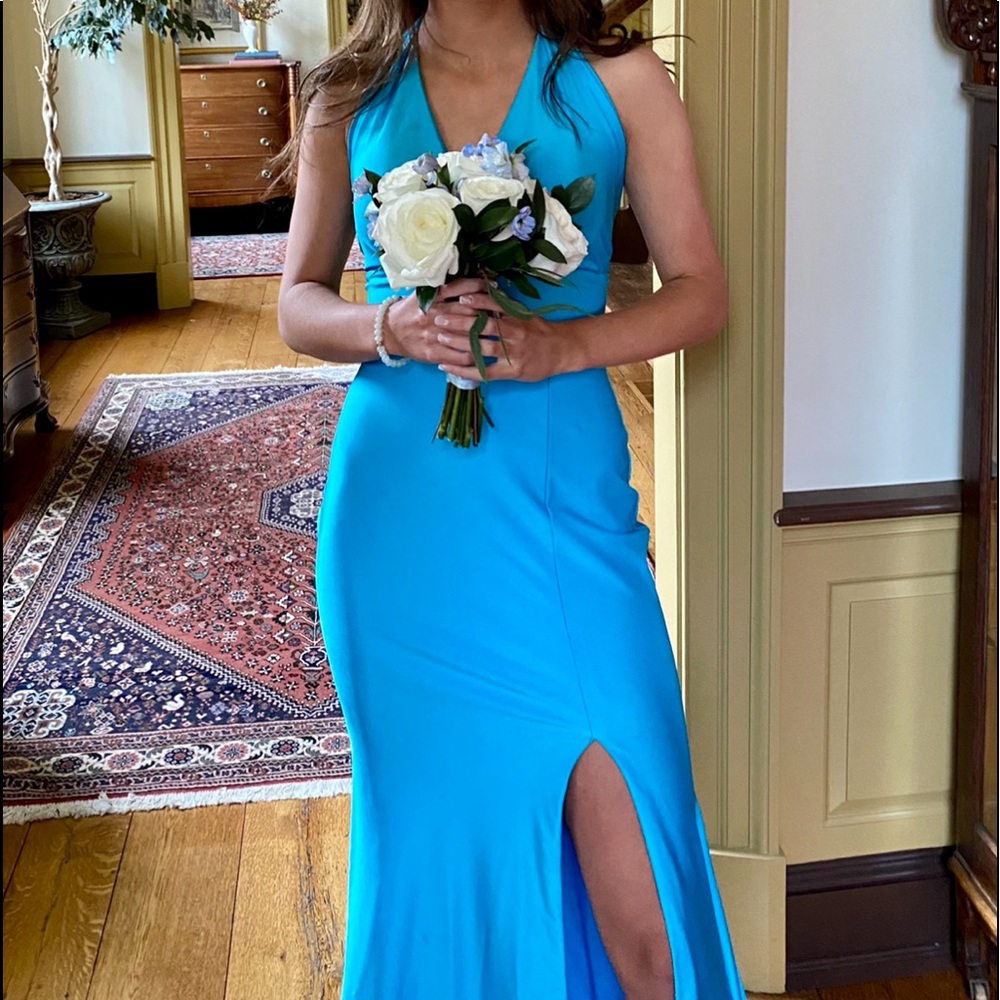 Jessica Angel JA390 turquoise small prom dress... - Picture 2 of 13